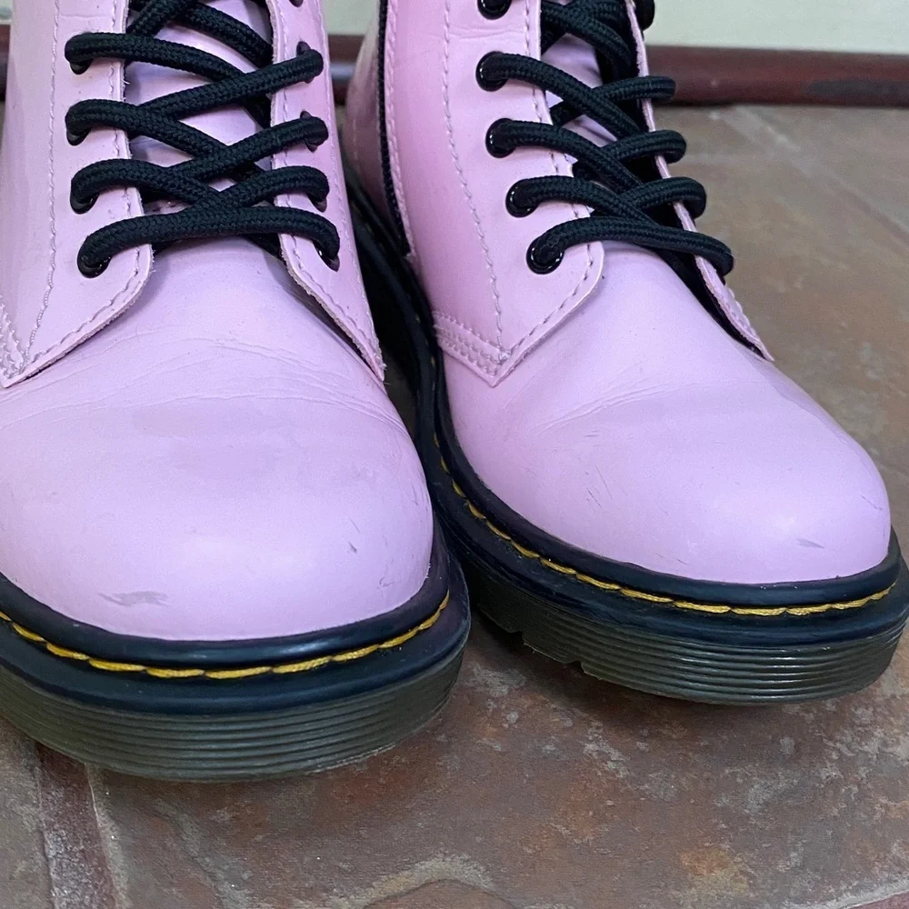 Dr. Martens 1460 8-Eye Patent Boot - Toddler - Pale Pink